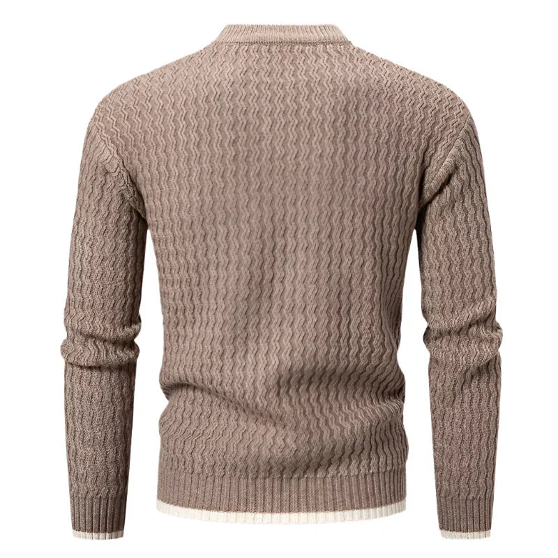 Herre Sweater Rund Hals Klassisk Stil