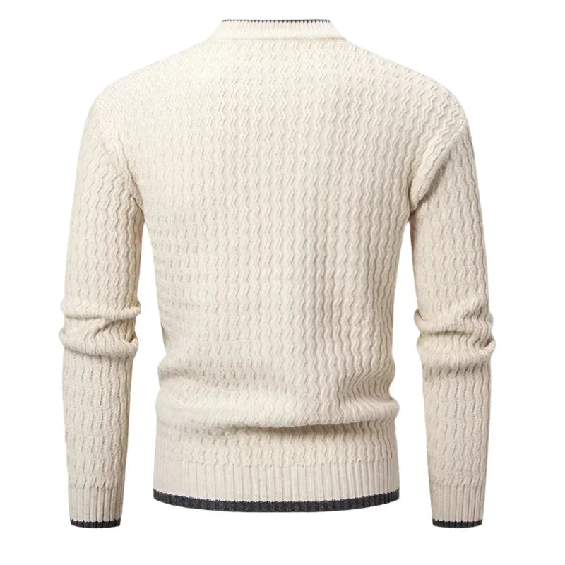 Herre Sweater Rund Hals Klassisk Stil