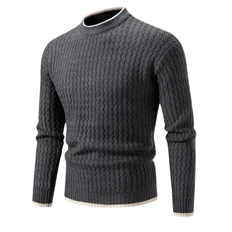 Herre Sweater Rund Hals Klassisk Stil