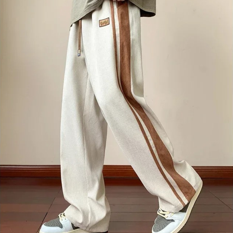 Herre Sweatpants Oversized Corduroy
