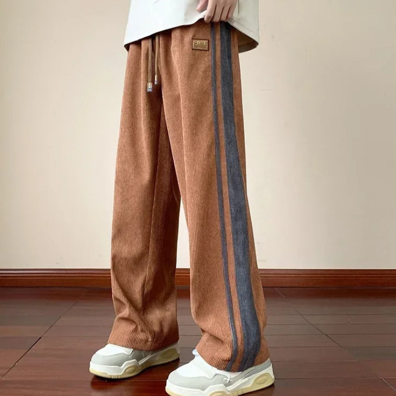 Herre Sweatpants Oversized Corduroy