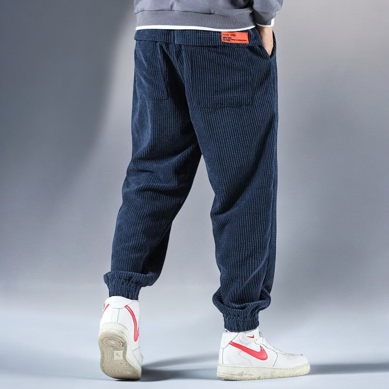 Herre Sweatpants Relaxed Fit Corduroy