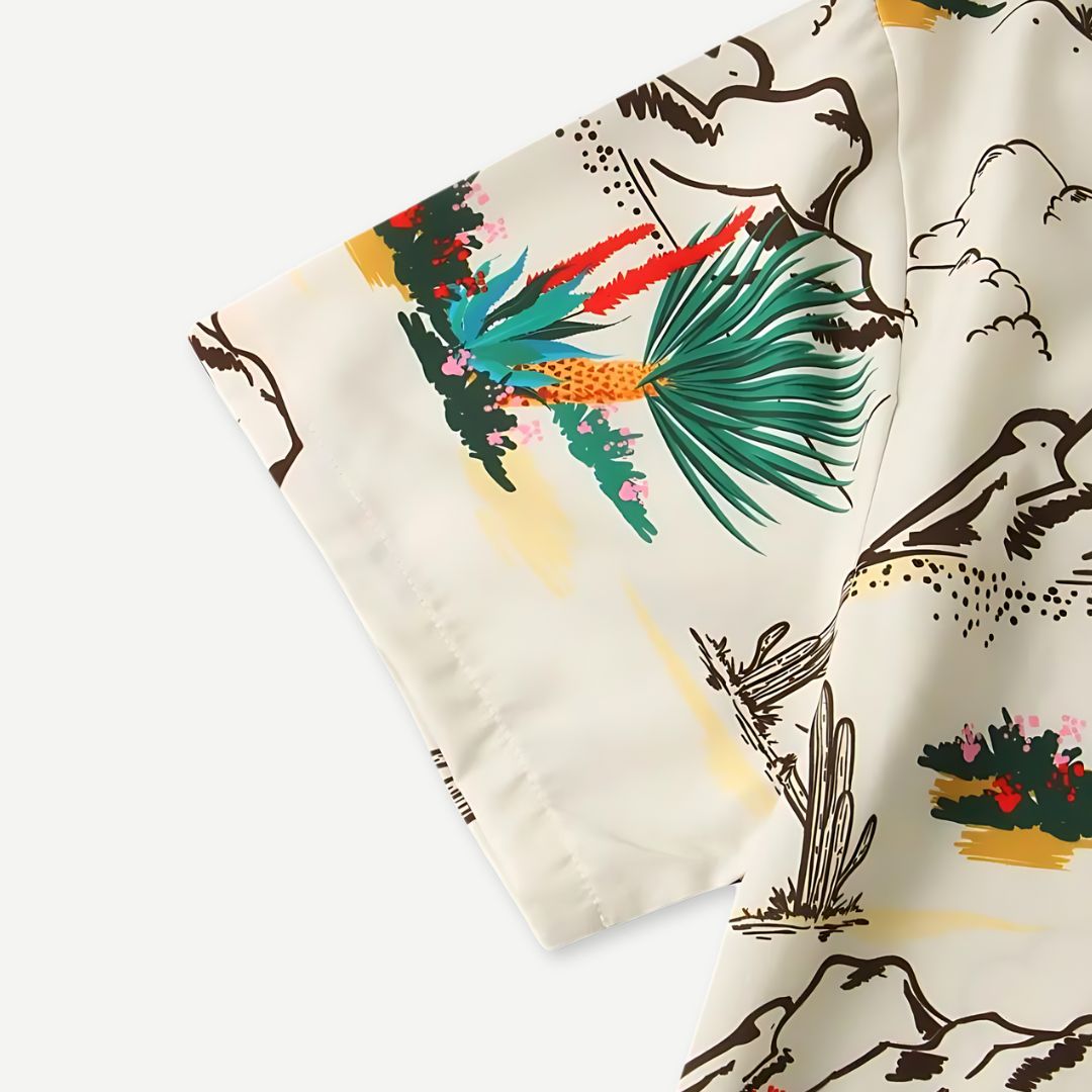 Herre T-Shirt Afslappet Kunstnerisk Print Letvægtsstof