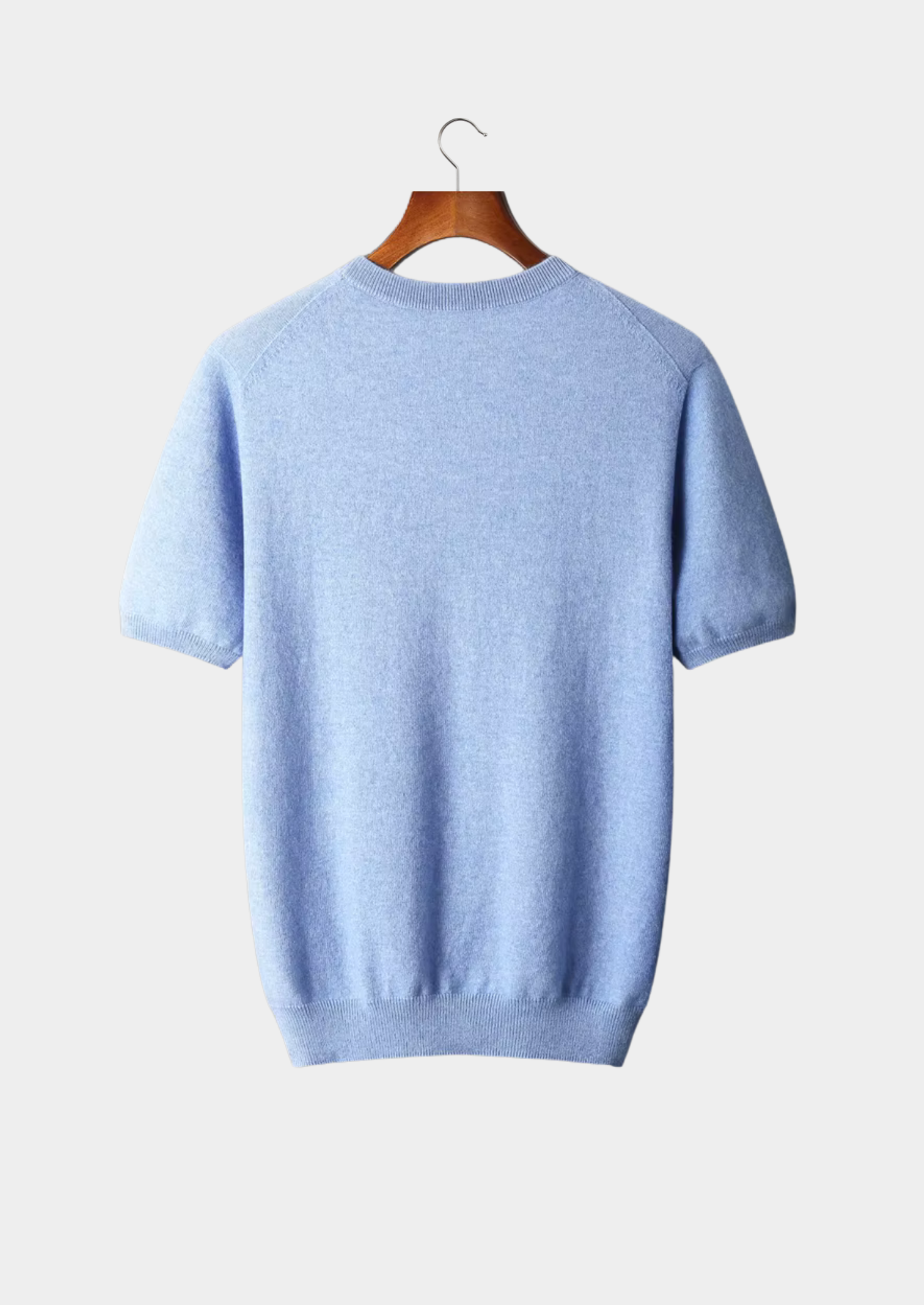 Herre T-Shirt Rund Halsringning Klassisk Stil