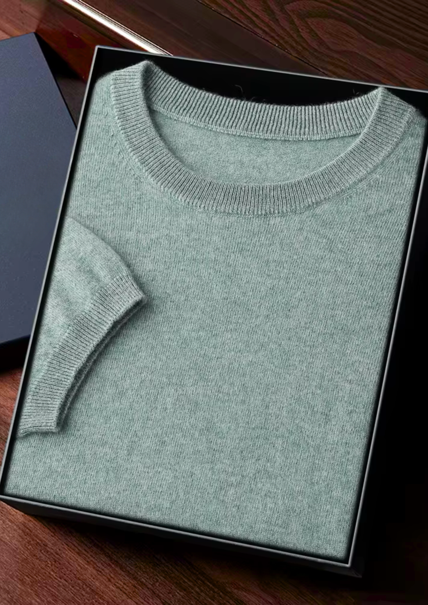 Herre T-Shirt Rund Halsringning Klassisk Stil