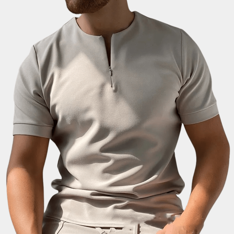 Herre T Shirt Basis Komfortabel Polyester - T Shirts Mænd til Hverdag