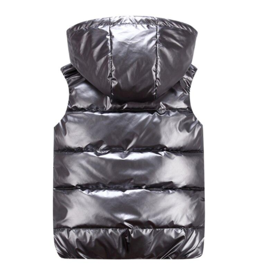 Herre Vest Sporty Med Justerbar Hætte