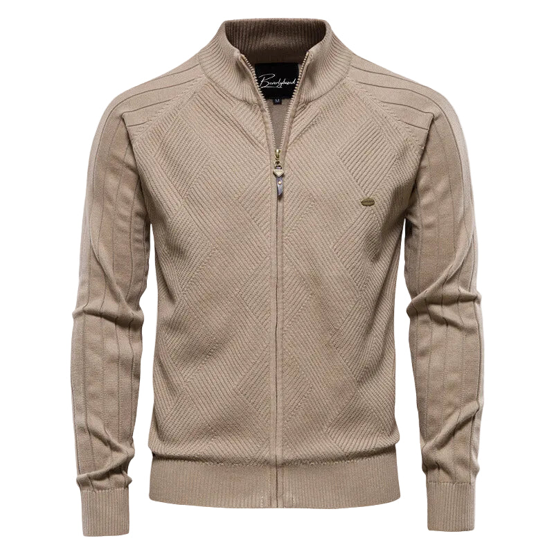 Herre Vest med Lynlås og Komfortabelt Design