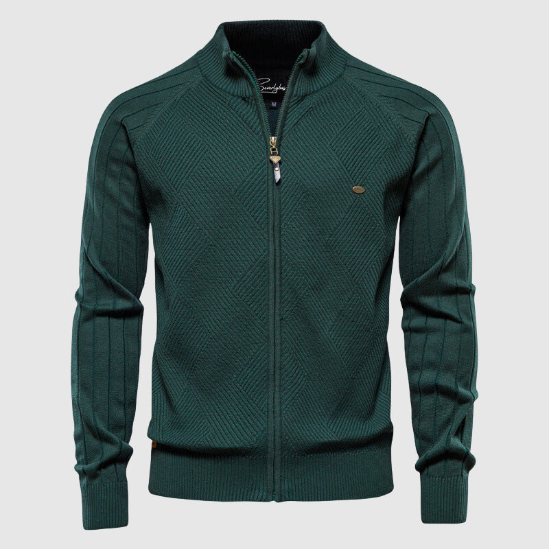 Herre Vest med Lynlås og Komfortabelt Design