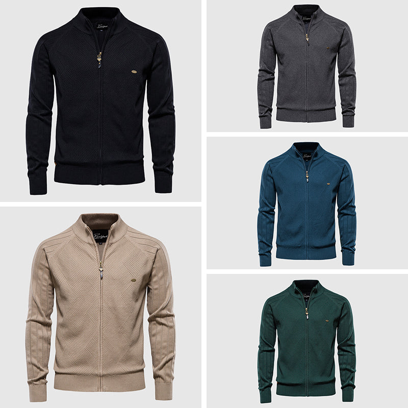 Herre Vest med Lynlås og Komfortabelt Design