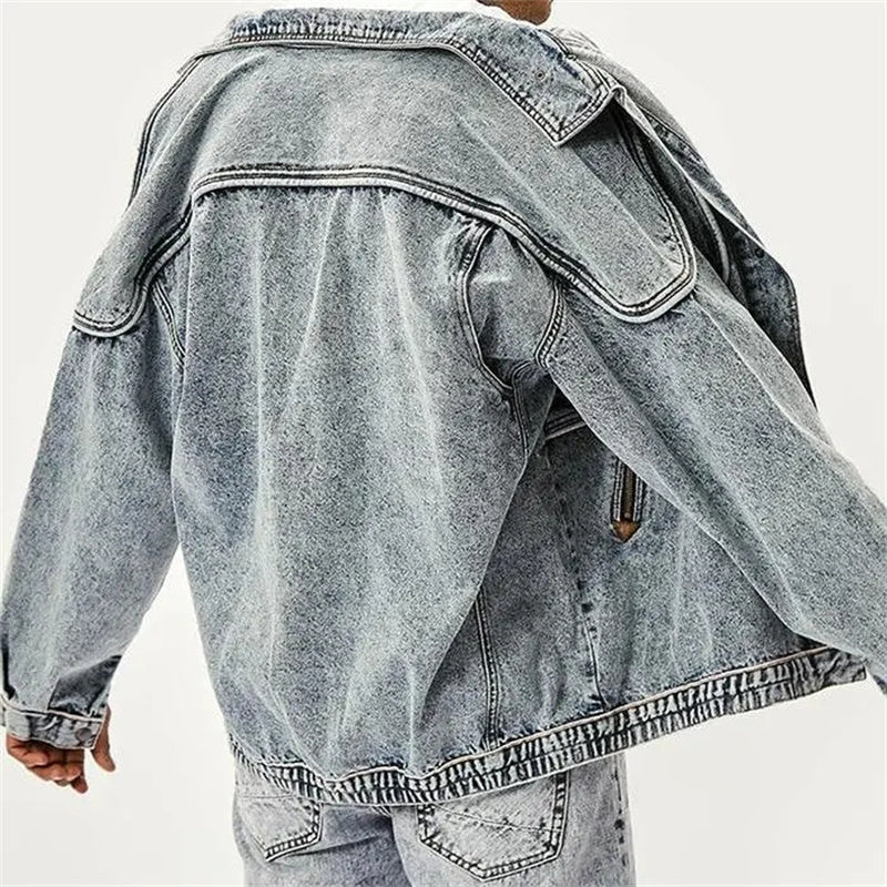 Herre Vintage Denim Jakke