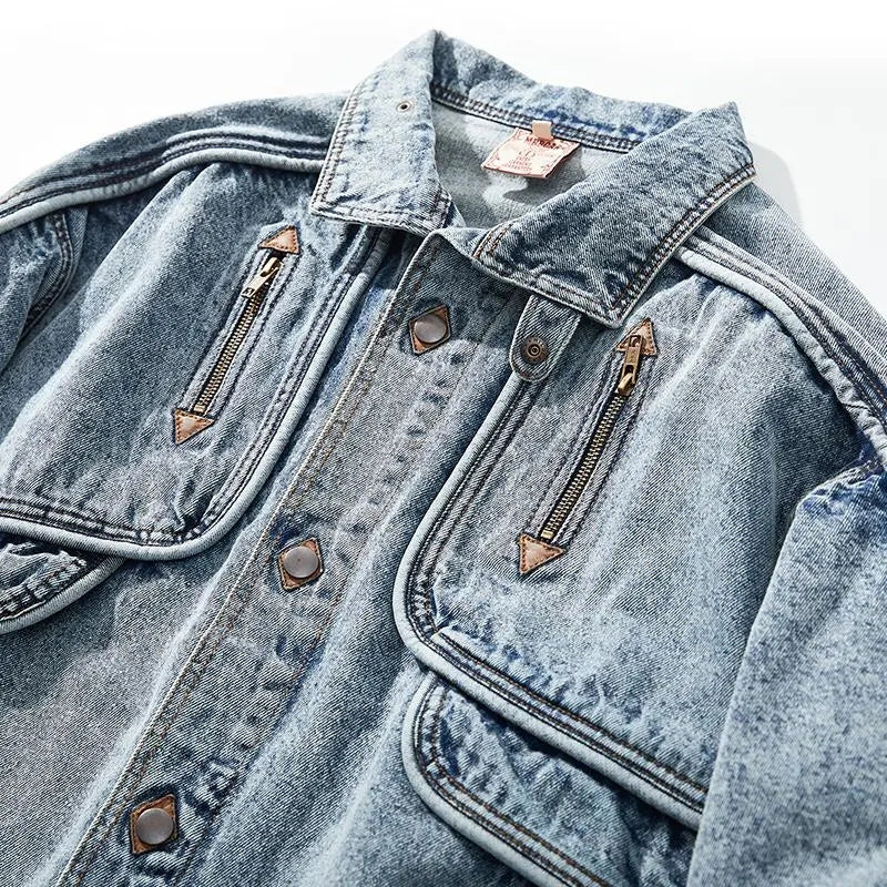 Herre Vintage Denim Jakke