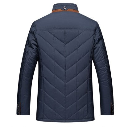 Herre Vinterjakke Slank Design Nylon Til Herre