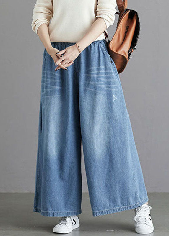 Kvinders Baggy Jeans Streetwear Med Høj Talje Og Lommer