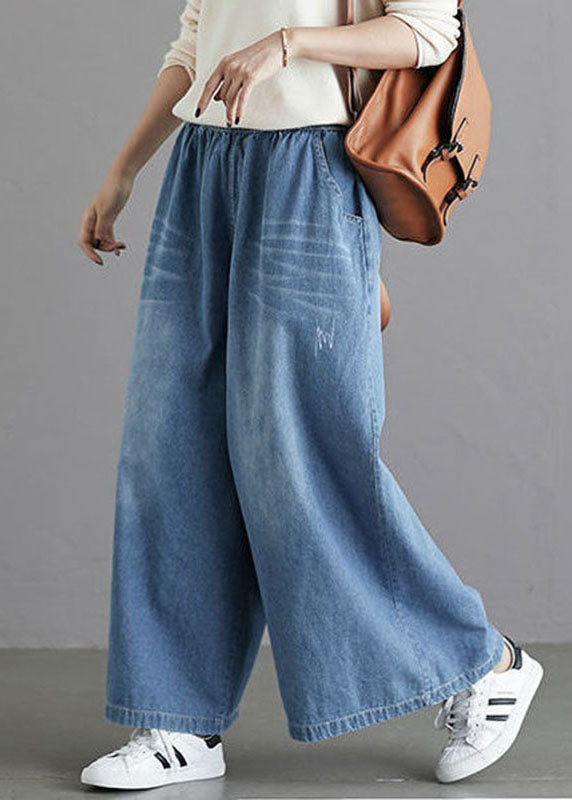 Kvinders Baggy Jeans Streetwear Med Høj Talje Og Lommer