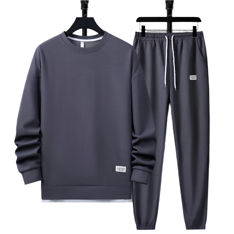 Herres To-delt Sæt Komfortabel Polyester