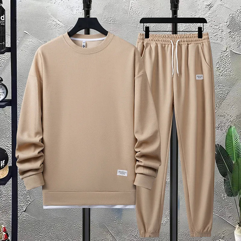 Herres To-delt Sæt Komfortabel Polyester
