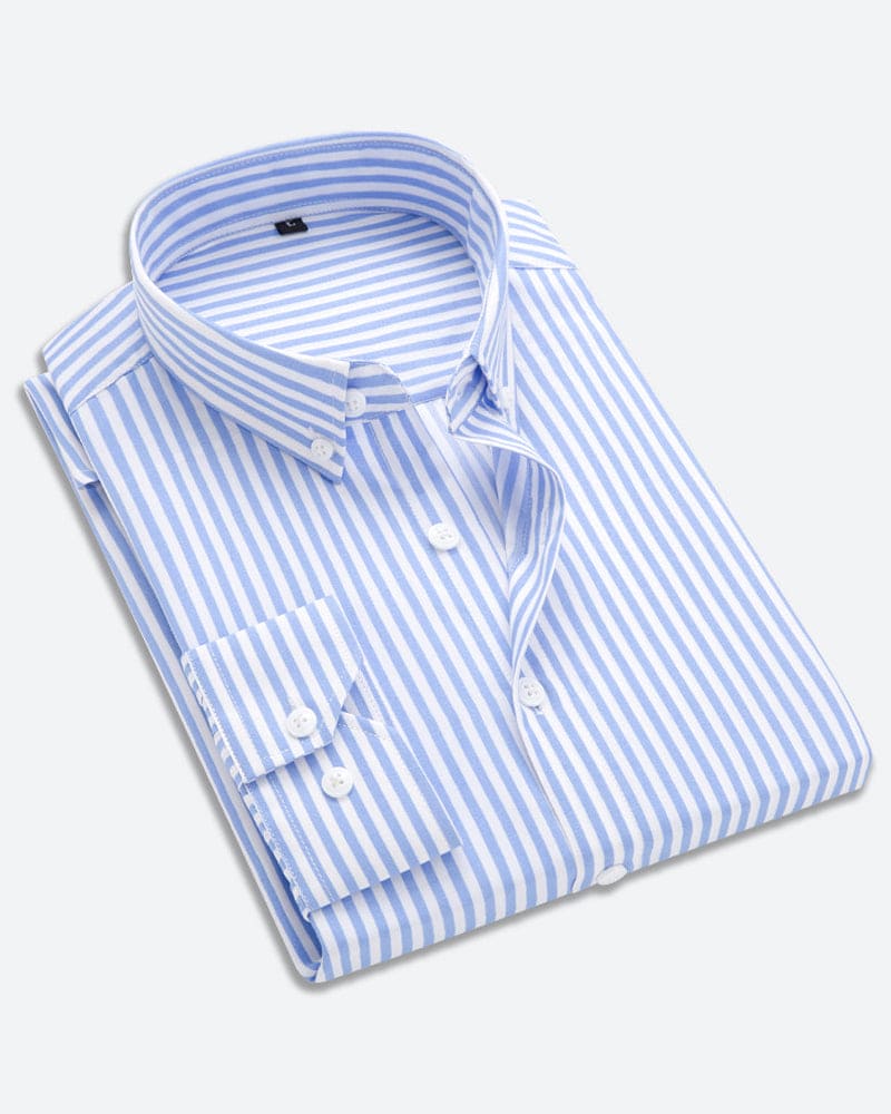 Herreskjorte Stribet Casual Business Stil