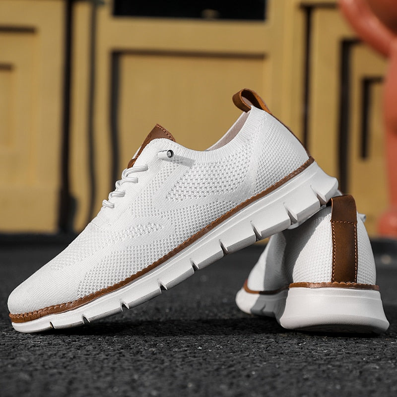 Herresko Flyknit Sneakers Casual Letvægts Åndbar