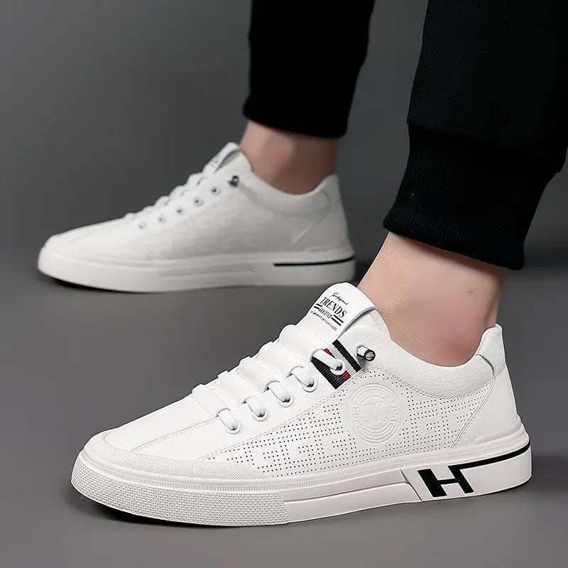Herresko Læder Casual Stilren