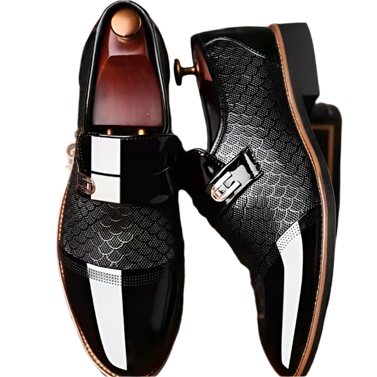 Herresko Læder Traditionel Stil Komfortabel Non-Slip Sål