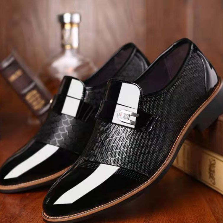 Herresko Læder Traditionel Stil Komfortabel Non-Slip Sål
