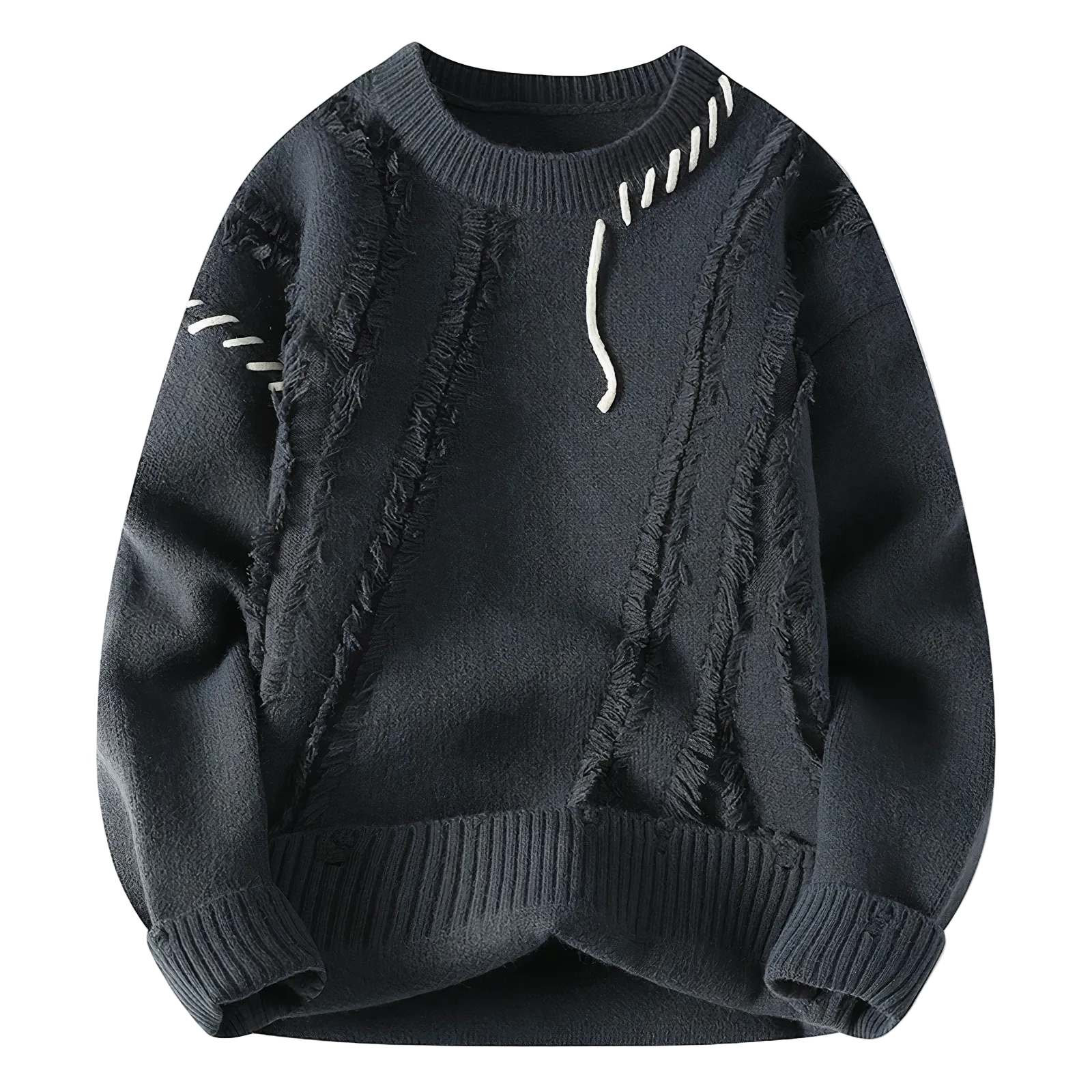 Herresweater Patchwork Stil