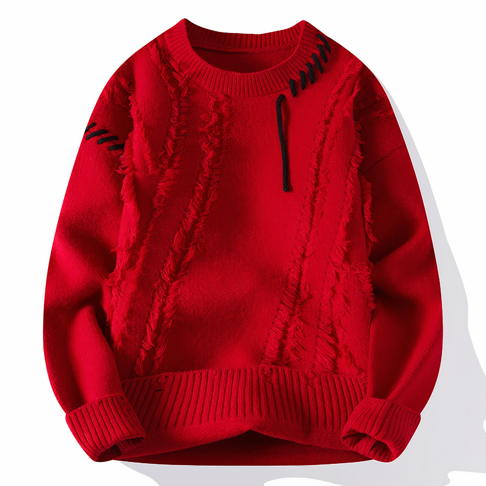 Herresweater Patchwork Stil