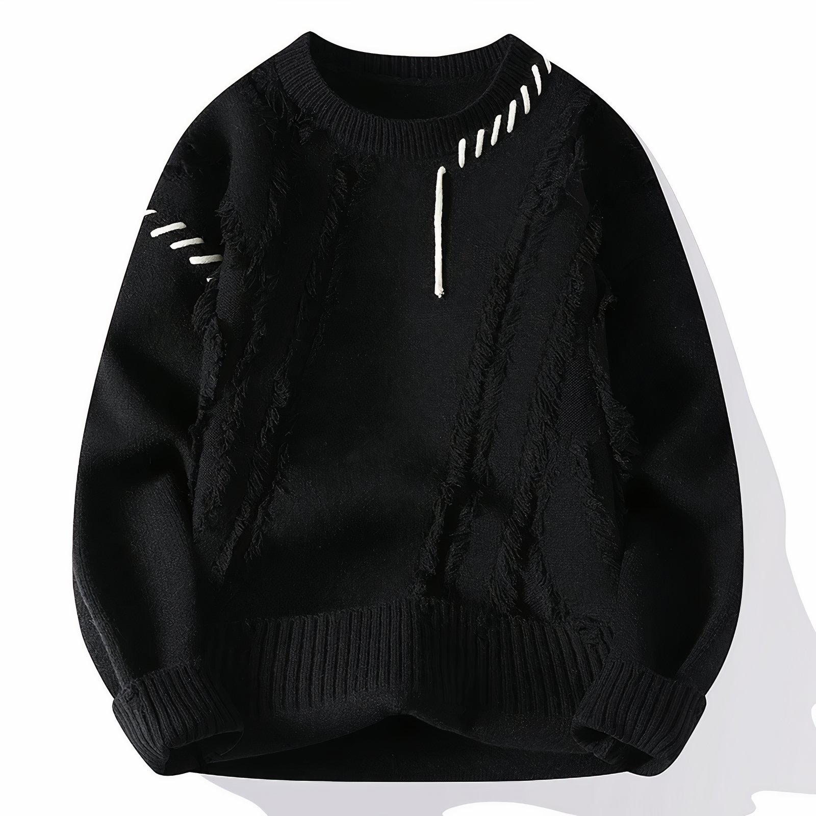 Herresweater Patchwork Stil
