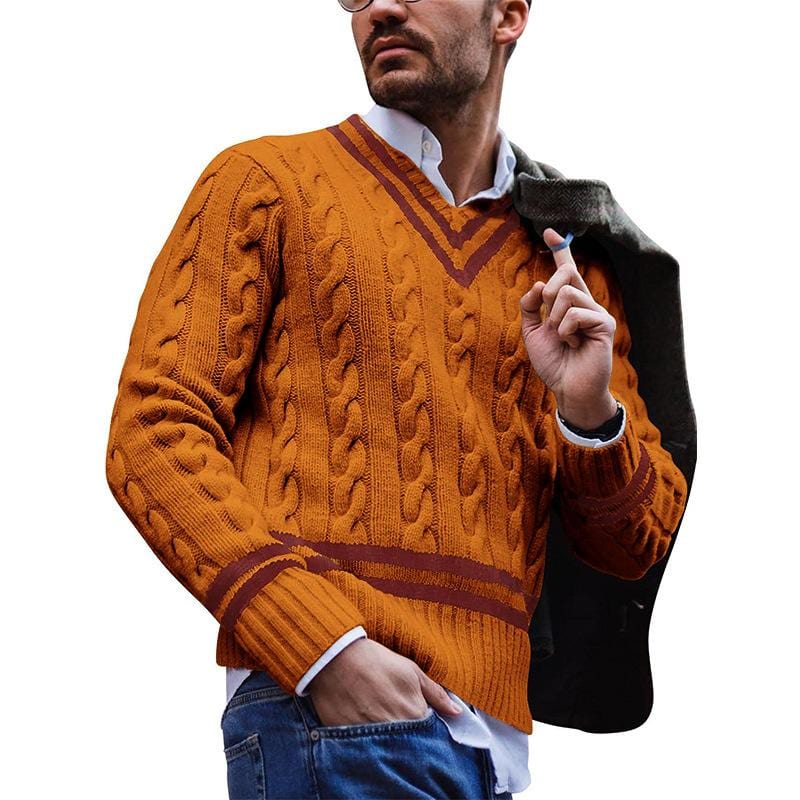 Herresweater Strikket til Efteråret