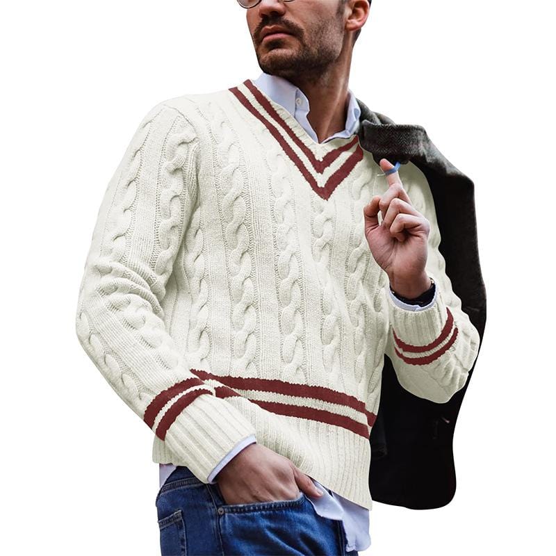 Herresweater Strikket til Efteråret