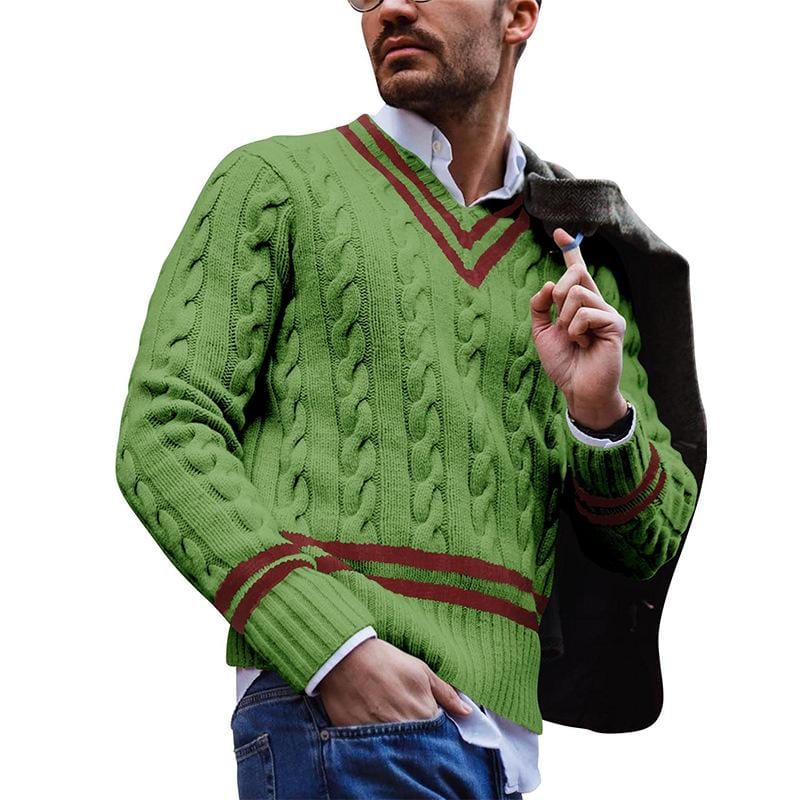 Herresweater Strikket til Efteråret