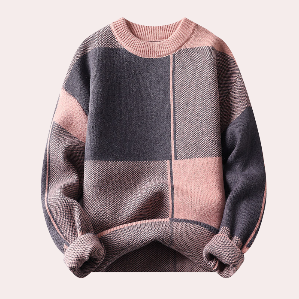 Herresweater i Trendy Design til Efterår og Vinter