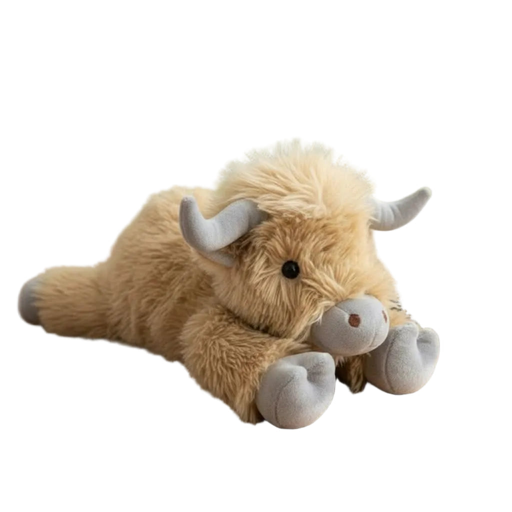 Highland Cattle Plyslegetøj med Rustik Charme