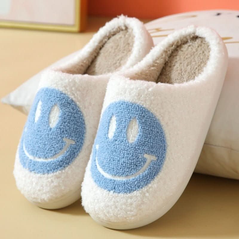 Hjemmesko Dame med Smiley Design til Vinterkomfort