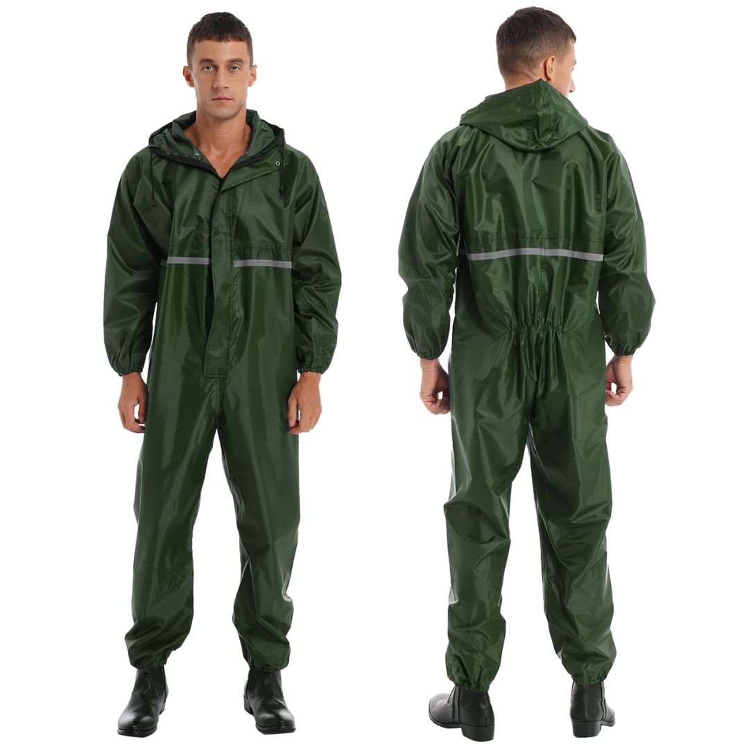 Hooded Safety Coverall Vandtæt