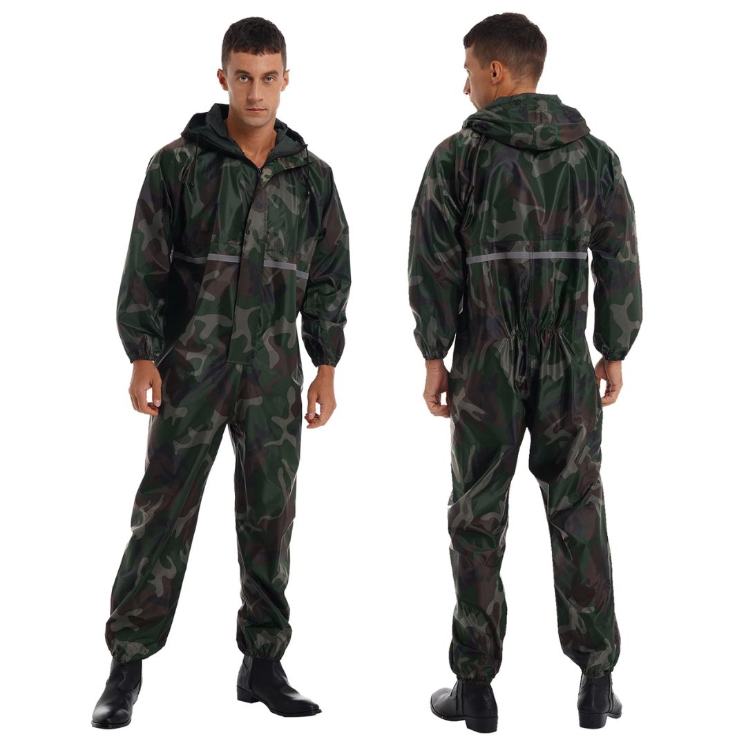 Hooded Safety Coverall Vandtæt