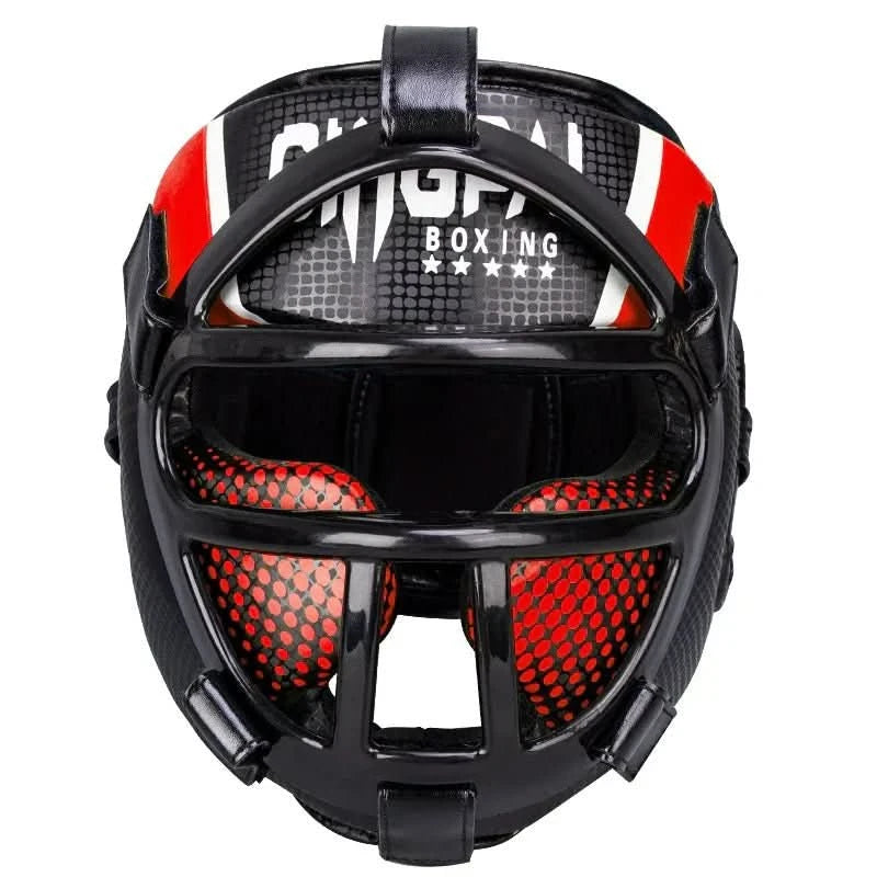 Hovedbeklædning til Kampsport med Ansigtsmaske