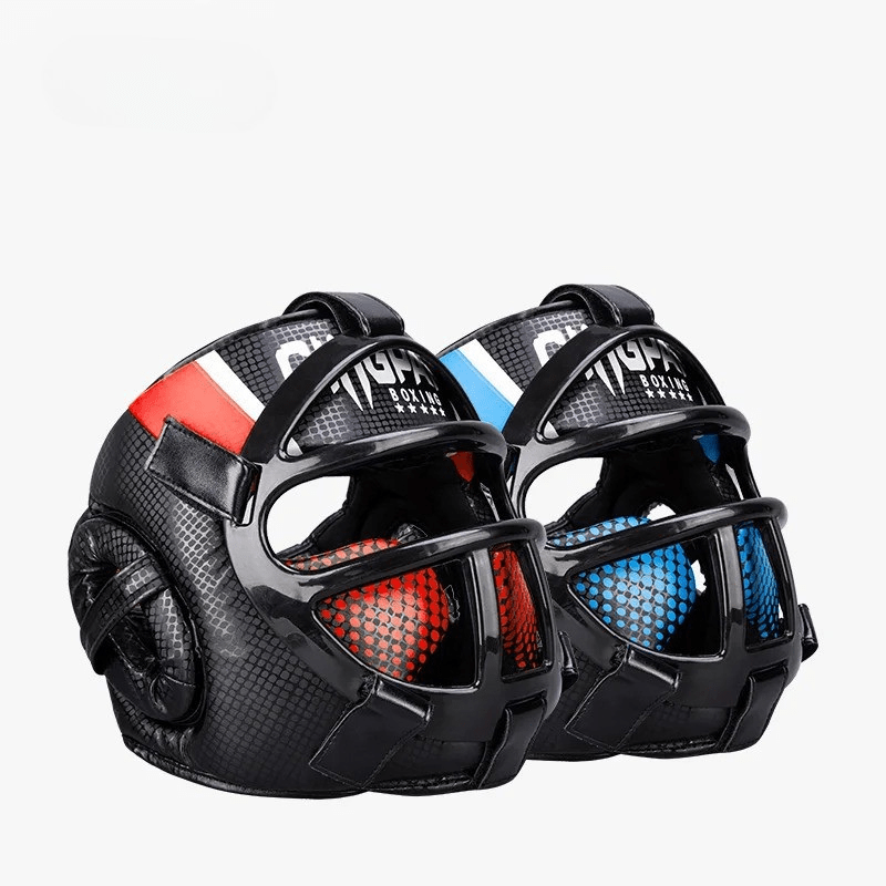Hovedbeklædning til Kampsport med Ansigtsmaske