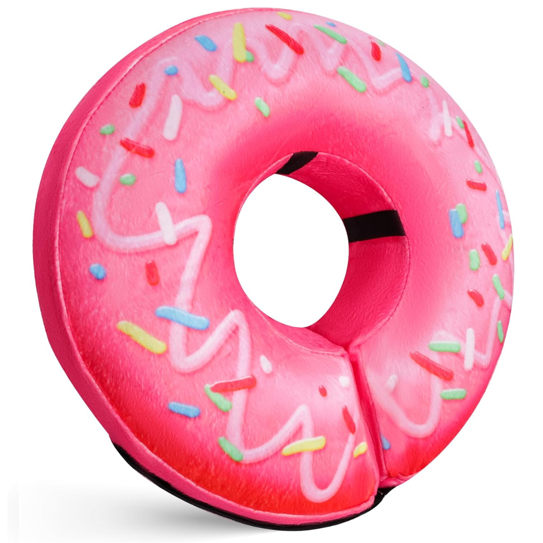 Hundens Oppustelige Genopretningskrave Justerbar Donut-formet