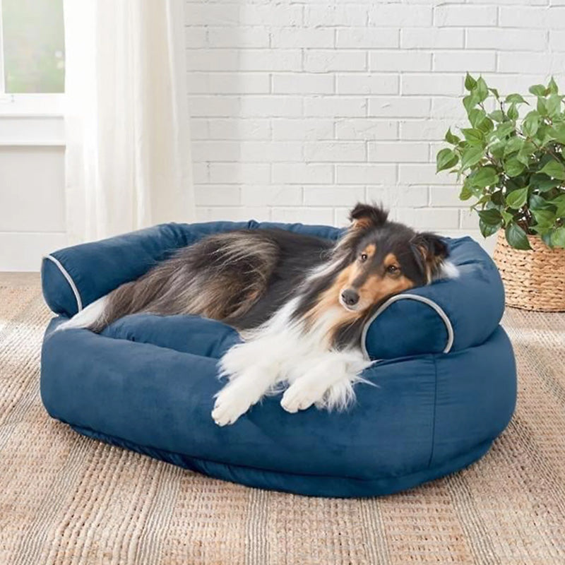 Hundesofa med blød polstring og ortopædisk design