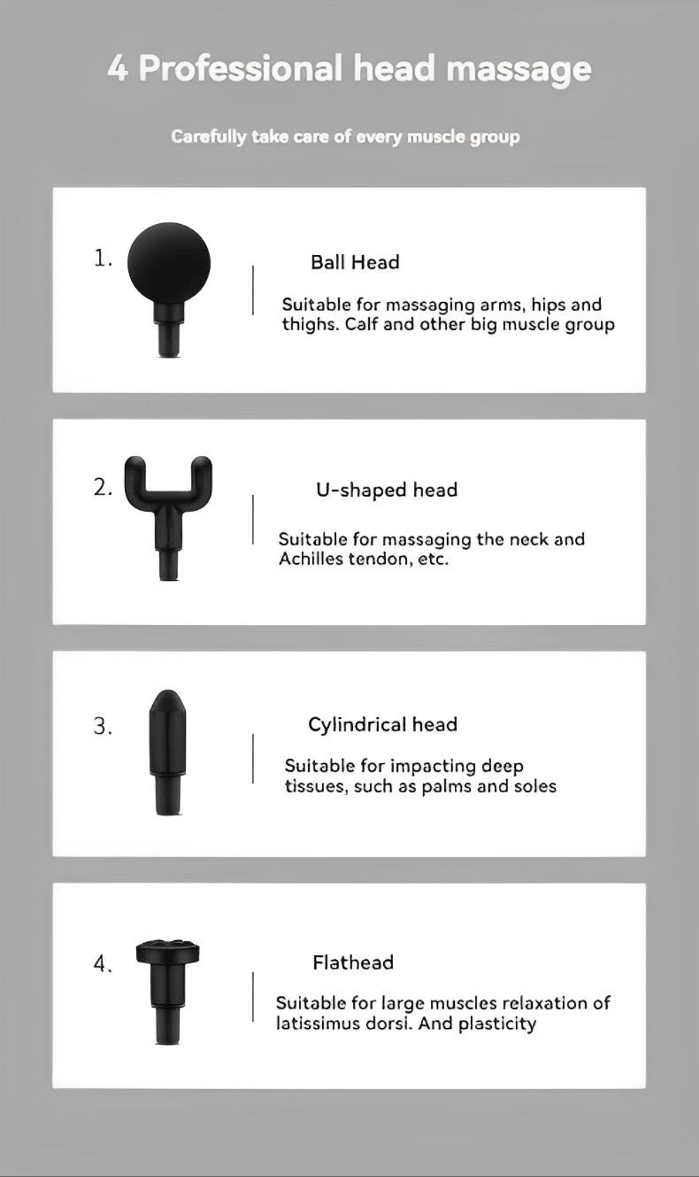 MuscleRelief Pro | Massagepistol med justerbar hastighed-zarada.dk