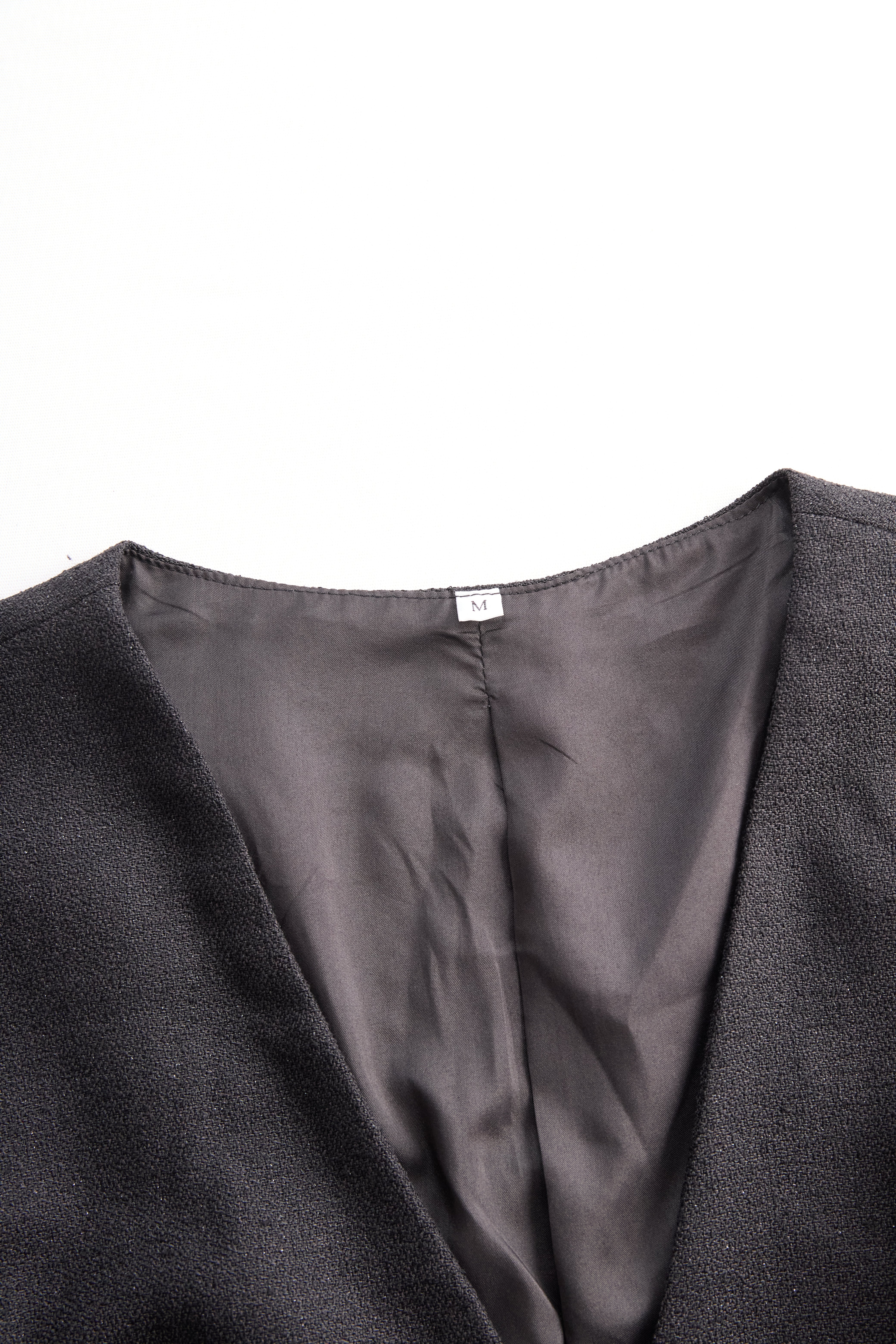 Perleknap Vest Og Maxi Skirt To-Delt Sæt