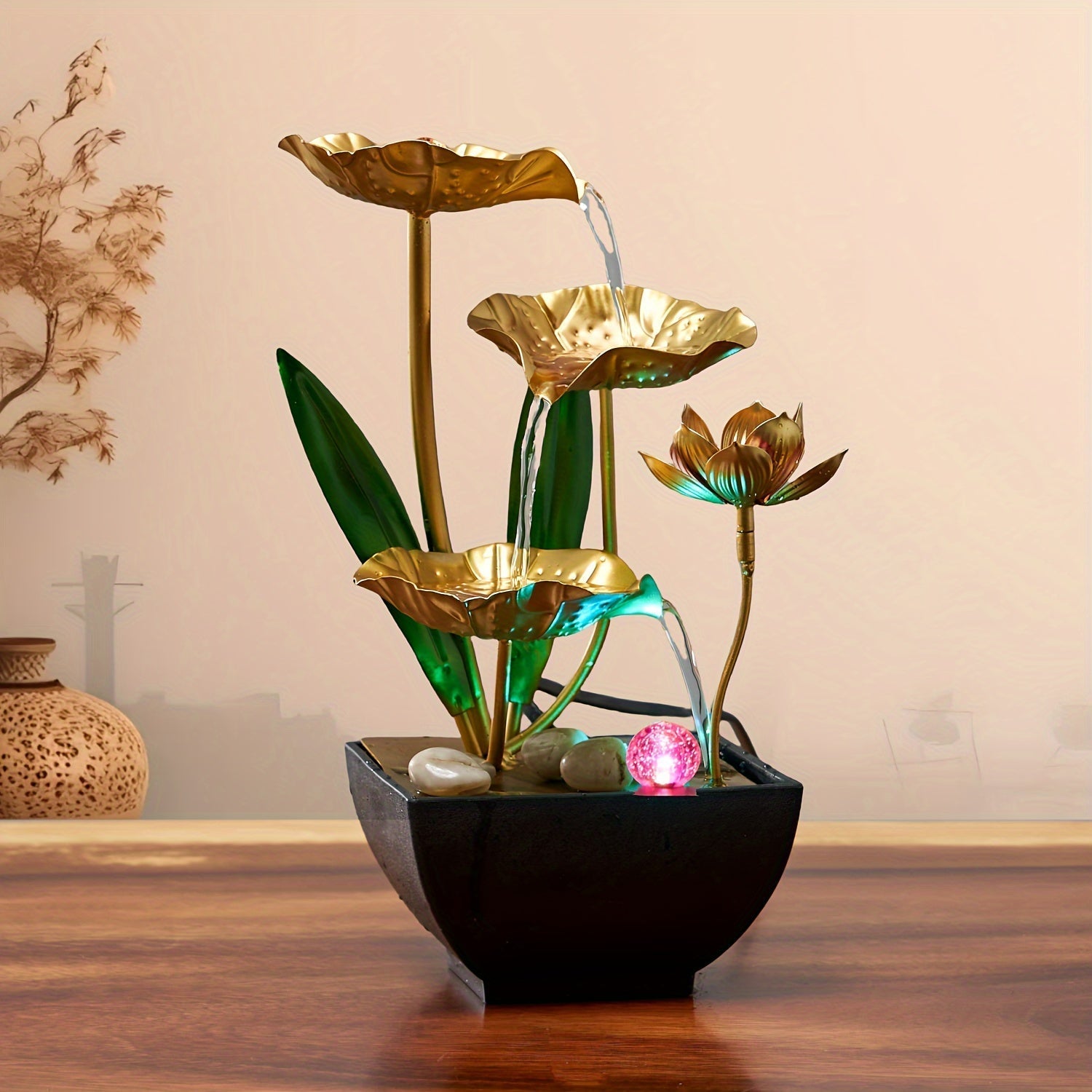 Indendørs Springvand Lotus Design