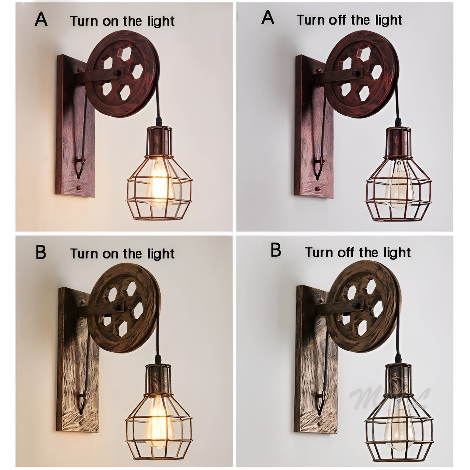 Industriel Væglampe LED Design til Stue
