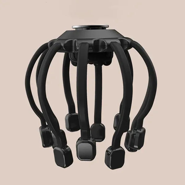 Intelligent Hovedmassageapparat med 10 Vibrerende Hoveder til Afslapning