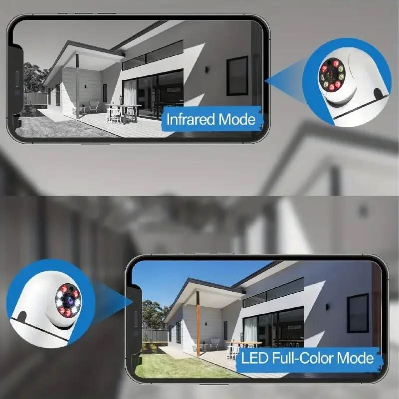Intelligent Sikkerhedskamera med 360° Overvågning