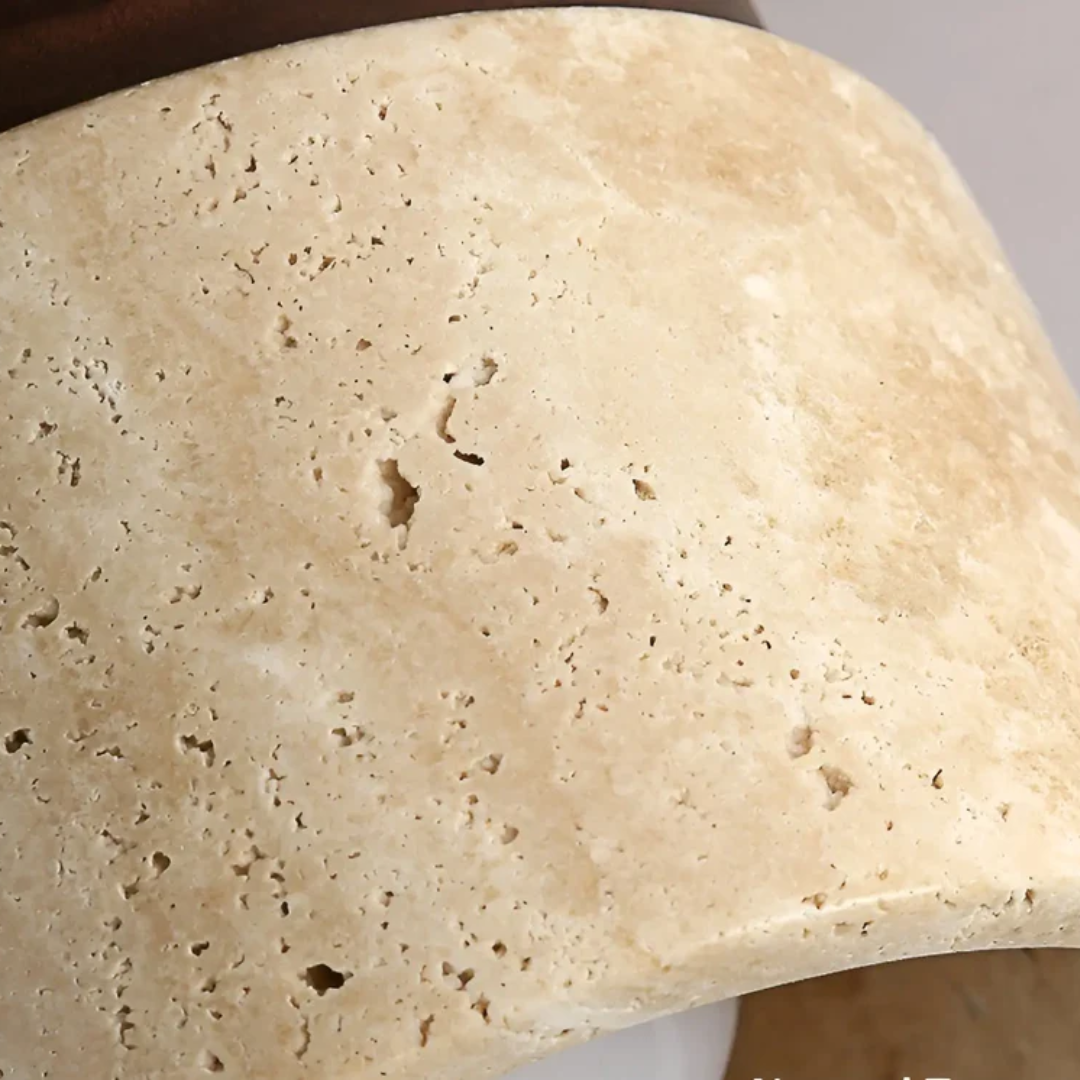 Japansk Loftslampe i Marmor Stil
