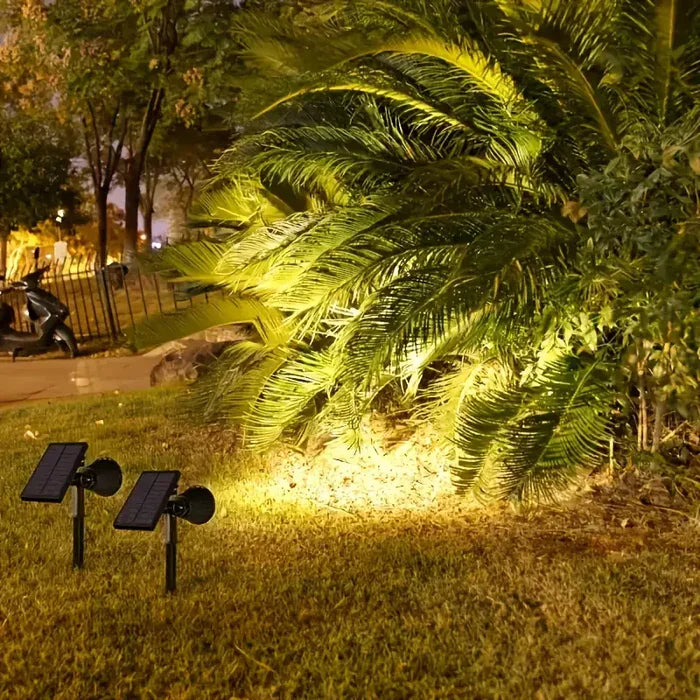 Justerbar Solcellelampe til Udendørs Belysning