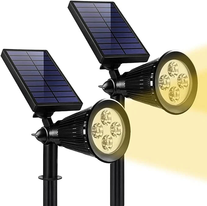 Justerbar Solcellelampe til Udendørs Belysning